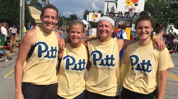 Pitt-Bradford women's hoopers at Gus Macker